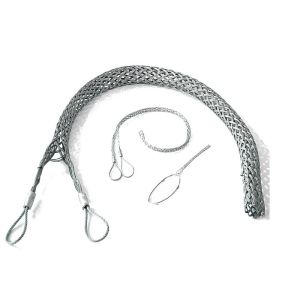China Double Head Mesh Cable Pulling Grips , Wire Grip Sock Wire Pulling Grips on sale
