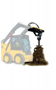 Buy cheap ISO SGS Skid Steer Attachments Earth Auger / Post Hole Digger product