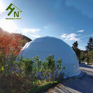 Buy cheap Flexible 8m Geodesic Dome Tent Fire Resistance DIN4102 from wholesalers