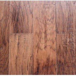 Buy cheap distressed Hickory engineered Wood Flooring, handscraped and brushed finishing from wholesalers