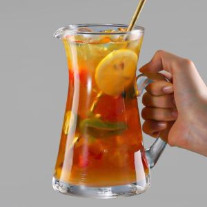 Buy cheap Wholesale 1.4L Water Drinking Bottle Glass Transparent Water Jug Pitcher from wholesalers
