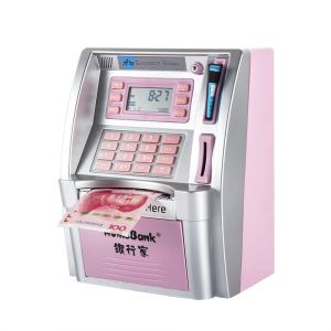 Buy cheap KIDS LOVELY HOT SALE ON AMAZON PASSWORD PIGGY BANK ABS PINK OR SILVER COLOR DIGITAL COUNTING MONEY BANK SAFES from wholesalers