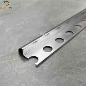 Buy cheap Tile Edge Trim  Edging Tolerance 0.1mm Aluminum Tile Trim Silver Round Border from wholesalers