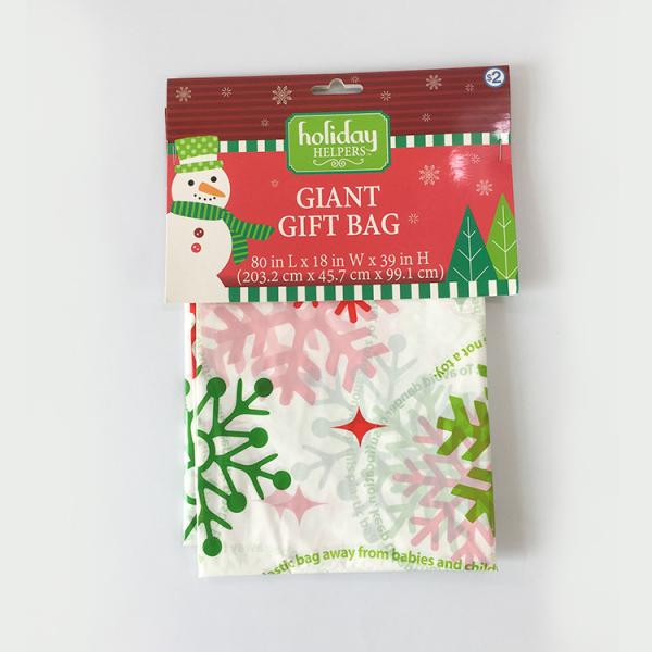 Quality 65 microns Custom Plastic Gift Bags for sale