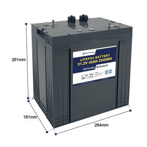 Lead Acid Replacement Golf Cart Lithium Battery with communication function