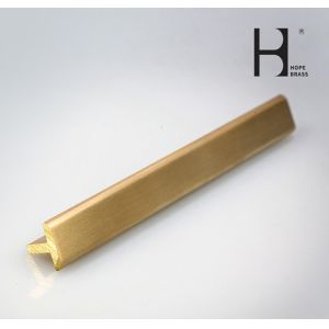 Buy cheap Solid Golden Brass T Moding Plate / Extruding Copper T Slot Frames product