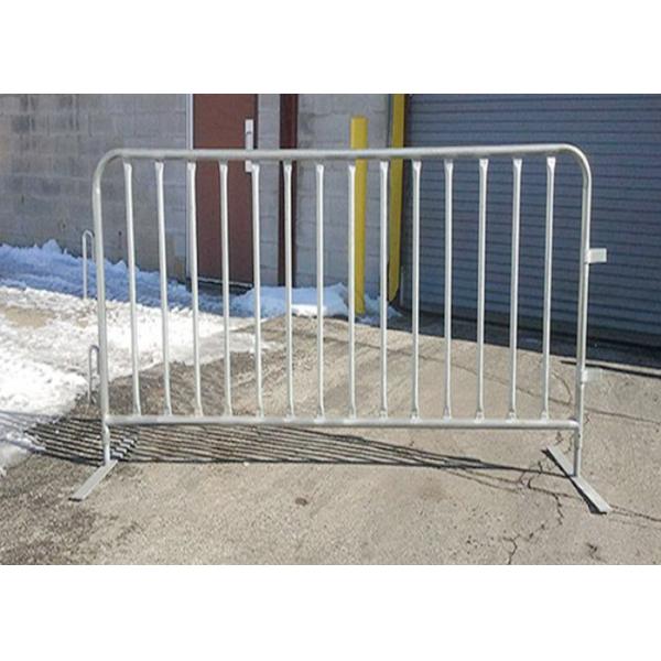 Road Access To Safe Metal Crowd Barriers Of Low Carbon Steel Tube For Public