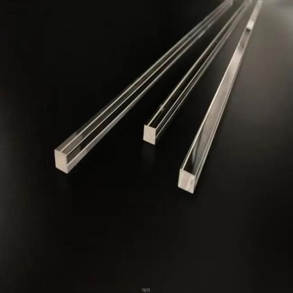 Heat Resistant Customized Translucent Quartz Glass Tubes With One End Open for