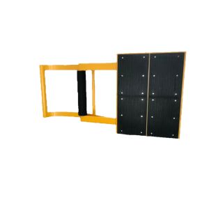 Buy cheap Modular Yellow Mobile Crash Barrier Aluminum Rubber Sheet from wholesalers