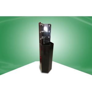 Buy cheap Black Hexagon Cardboard Dump Bins Plastic Hooks Retail Dump Bins from wholesalers