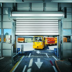 Buy cheap High Speed Roller Shutter Aluminum Alloy Material And Customized Color Hard Panel Door with Foam Insulation from wholesalers