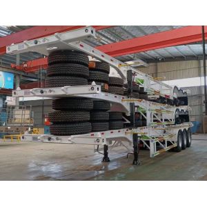 Buy cheap Customizable Durable Container Chassis Semi-Trailer Truck Performance for Cargo Handling from wholesalers