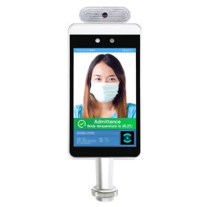 Facial Recognition Camera Time Attendance Machine Access Control Temperature
