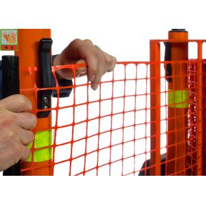 Buy cheap Strong Orange Plastic Construction Fence , Warning Barrier Fence PE Material from wholesalers