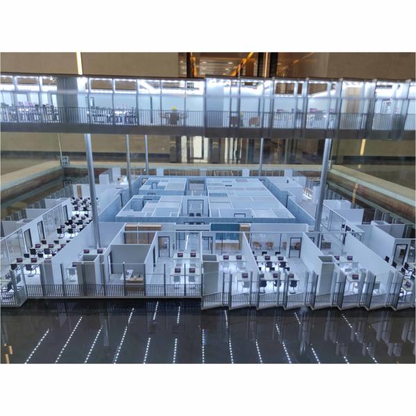 High Precision 1:150 Scale Model Factory Architectural Scale Models With LED
