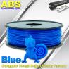 Buy cheap 3D Printer Material Strength Blue Filament , 1.75mm / 3.0mm ABS Filament Consumables from wholesalers