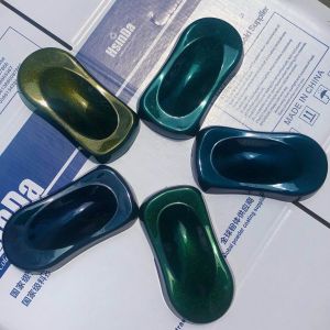 Multiple Color Changing Powder Coating With Sparkling Chameleon Metallic Effect