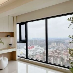 Buy cheap Modern Designed Thermal Break Aluminum Alloy Casement Window 304 Stainless Steel Mesh Swing Open Insect Prevention from wholesalers