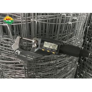 60 In. X 100 Ft. Hinge Joint Sheep & Goat Woven Wire Mesh Fence 2.4mm Galvanized