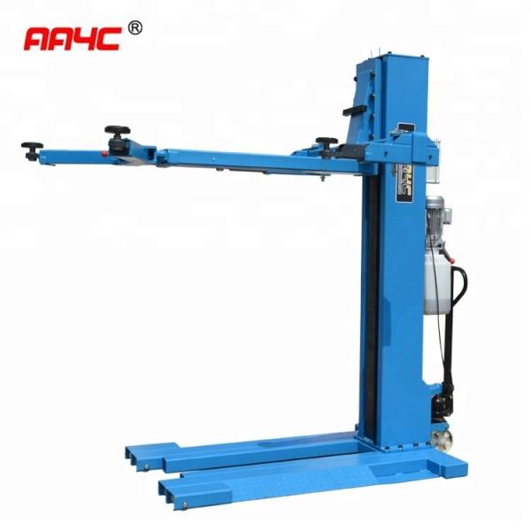 Buy cheap Hydraulic One Post Vehicle Lift Single Post Car Hoist 2.5T 1.8M Manual Parking from wholesalers