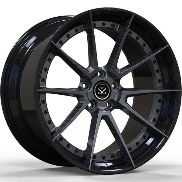 Quality Staggered Two Piece Rims For Lamborghini Aventador 20x11 21x13 for sale