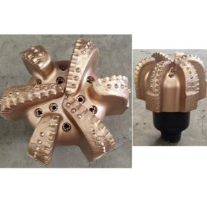 Steel Body PDC Drill Bit With 6 Blades And 9 Nozzles For Various Formation