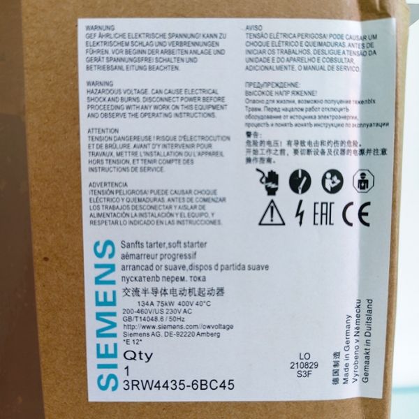 Buy cheap 3RW4435-6BC45 SIEMENS SIRIUS Soft Starter from wholesalers