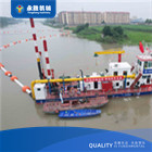 Cutter Suction Dredge Mining Spud Length Of 14.5m And 201 Kw Auxiliary Engine