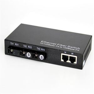 Buy cheap RJ45 3 Optical 2 Electric 20KM 100M Fiber Optic Transceivers from wholesalers