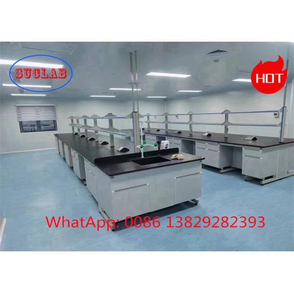Buy cheap Phenolic or Epoxy Resin Chemistry Lab Workbenches with Cabinets and C Frames from wholesalers