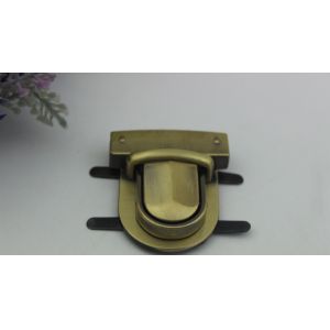 New product high end plating zinc alloy metal push press locks for handbag