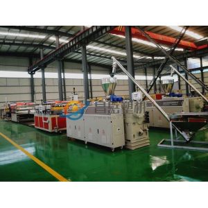 80/156 Screw Size Foam Board Production Line with 6 M Calibration Table Length