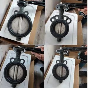 Water Media Wafer Butterfly Valve DK JIS 10K 5K Korea Type with CF8 Disc EPDM