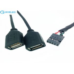 Buy cheap Dupont Shielded Cable Assembly , Double Shielding Wire Harness Assembly from wholesalers