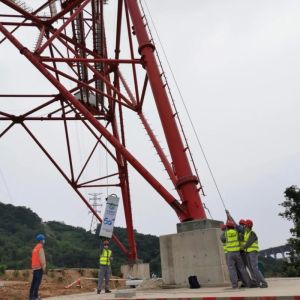 Buy cheap 33KV To 110KV Power Transmission Tower Angle Iron Tower 30-180 km/h Wind Speed from wholesalers