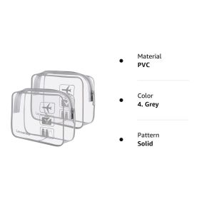 Buy cheap Lager Capacity Soft Waterproof Toiletry Bag Durable Grey Large from wholesalers