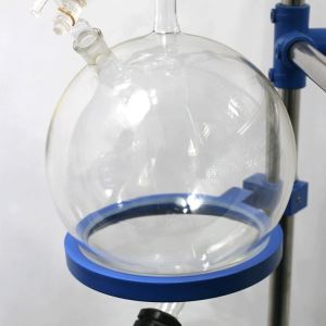 Automatic 100L Jacketed Glass Reactor Vessel with 304 Stainless Steel Frame and
