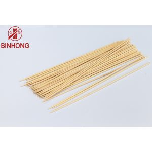 Buy cheap Length 12cm Round Natural Bamboo Barbeque Skewers from wholesalers