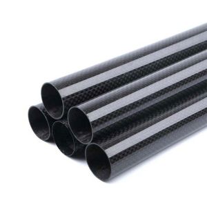 Buy cheap Matt Painted Carbon Fibre Tubes Wound Plain Weave 3K from wholesalers
