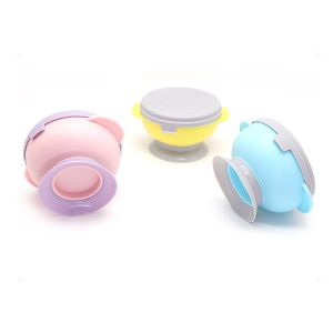 Buy cheap Nature Rice Husk Fiber Baby Tableware Sets With Suction Cup from wholesalers