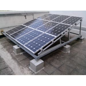 Buy cheap Aluminum 6005 T5 Flat Roof Solar Mounting System 3000W 5000W from wholesalers