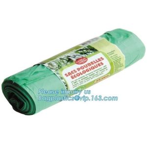 Buy cheap 100% biodegradable compostable self adhesive plastic bags, 100%certified compostable bags for lawn and leaf from wholesalers