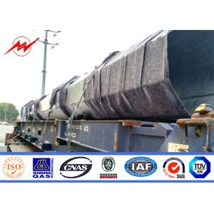 Buy cheap 90ft 100ft 110ft Power Distribution Poles With Galvaniztion from wholesalers