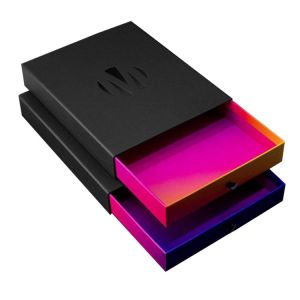 Custom Logo Paper Pull Out Sleeve Boxes For Gift Pack Luxury Sliding Drawer Gift