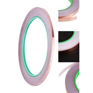 Buy cheap 50m 0.06mm Conductive Adhesive Copper Tape Foil Conductive Tape from wholesalers