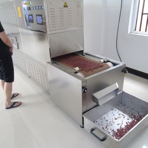 Buy cheap 30kw Shrimp Seafood Seaweed Belt Dryer Continuous Microwave Drying Machine from wholesalers