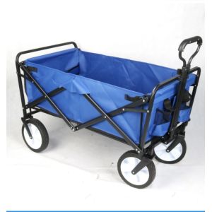 Buy cheap Green Outdoor Foldable Wagon 4 Wheels Collapsible Utility Cart Portable Storage Basket from wholesalers