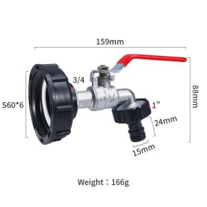 Buy cheap 3/4'' Nickel Plating Bibcock With Red Handle Faucet Adapter For Hose Garden Water Tap from wholesalers