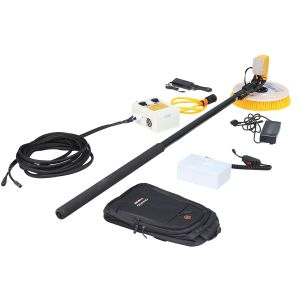 Buy cheap Solar Panel Cleaning System with Single Head Spin Brush and 7.5 Meters Adjustable Handle from wholesalers