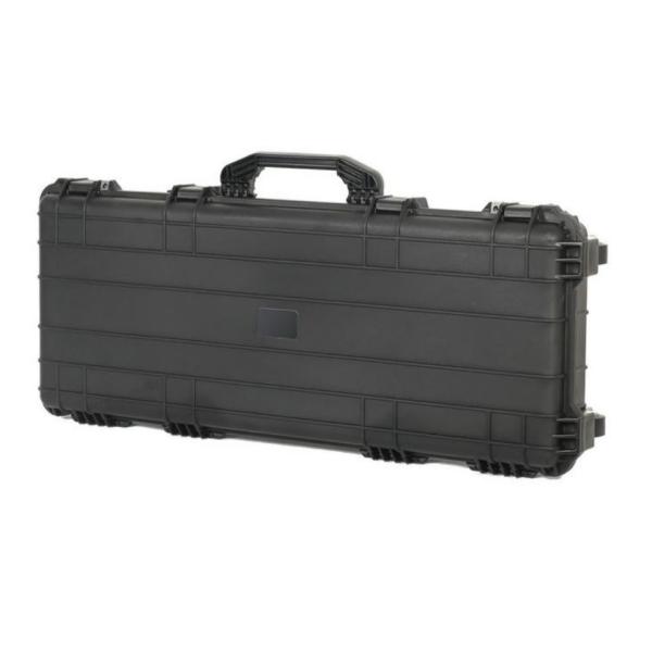 Quality Military Waterproof Injection Hard Plastic Equipment Case 92mm Black / Customized for sale